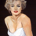 MARILYNE - Acrylique sur canvas - 