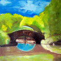 CENTRAL PARK - Huile sur canevas - 24x30 - VENDU