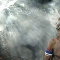 Botoque. Owner of fire. Kayapo culture, Brazil. 2006