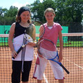 Juniorinnen U12: Chiara Freund (2. Platz, TVA) – Paula Siegmund (1. Platz, TVA)