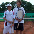 Junioren U14: Luca Vigener (1. Platz, TCS) - Luca Beham (2. Platz, TVA)