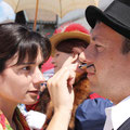 A lot of care was taken with the make-up ... the illusion had to be perfect!