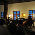 A string quartet in Hohensalzburg Fortress.