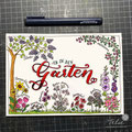 Gartenblumen (auch als Postkarte bei Kraejen Druck)