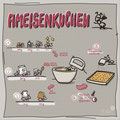 Rezept für Ameisenkuchen