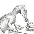 "B" bit it / 2021 / Ballpoint pen