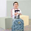Junge mit Kinderkoffer Pattern Party Blau von LÄSSIG