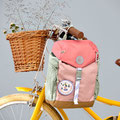 Mini Outdoor Rucksack von LÄSSIG an einem gelben Fahrrad
