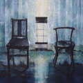 《存在》２００８　F100(131.3×162.0cm)　油彩、麻布、木枠　二紀展入選