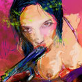 Illustration pour un roman X de Guillaume Perrote.