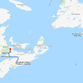 Halifax International Airport -> Masstown -> Parrsboro -> Joggins -> Amherst 