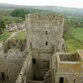 Blick von den Zinnen des Bolton Castle