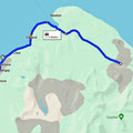 Vom Nort Glen Sannox Parkplatz nach Pirnmill