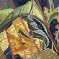 Herbst 3, 30x30 cm, Eitempera auf LW, 2022