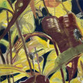 Herbst 4, 30x30 cm, Eitempera auf LW, 2022