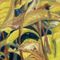 Herbst 1, 30x30 cm, Eitempera auf LW, 2022