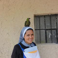 Madre Ingkie und der Papagei :) 