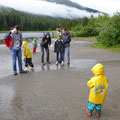 Treffen mit Werni, Andrea, Elias, Tabea und Rebekka am Prebersee