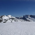 Blick zurück auf Hochkogel, Schermberg, Rotgschirr...