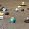 Potatoes    6,5 × 14,7 × 4,4 cm ~ 15 × 15 × 17 cm, Keramik,  2023~2025