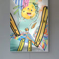 "Dream of Pommes" 200 x 140 cm, Digital work, , 2022 