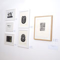 Prints Peter Randall-Page , Ink paintings G Jäggle, Photo Gerold Jäggle