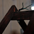 Detail der LED Beleuchtung am Dachfirst. 