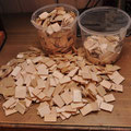 Etwa 1000 Holzschindeln