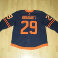 2020/21 - Leon Draisaitl - Edmonton Oilers - Navy Alternate Set 1 - Gameworn