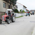 Josef "Pepi" Bischinger in voller Fahrt