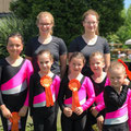 Gruppe Bad Ems 6 mit Longenführerin Anastasia Besier und Helferin Jessica Schumacher