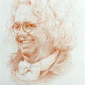 Portrait in Rötel, Portraitzeichnung, Portrait mit Rötel zeichnen lassen 