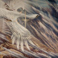 “When your enemy fall”. Tempera & oil on canvas glood to board. 275 x 175 cm.