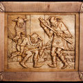 Пляшущие шуты. По мотивам гравюры Питера Брейгеля Старшего (1525—1569). 21 - 25 см.