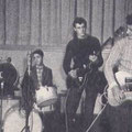 JOHNNY & HIS CELLAR ROCKERS (1961) vlnr: Jan Burgers - Pierre van der Linden - Cor Engelsma - Jan Akkerman (Eko) - Hans Kuyt