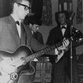 The Mystic Five. vlnr Kick Otto, Charles Pater, Duco de Rijk. 