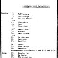 Repertoire eind 1963 Johnny & his Cellar Rockers hadden een eigen openingsnummer: Ajax!