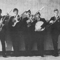 THE EXPLOSIONS met EDDY BECKER (ca. 1966) vlnr: Eddy Becker - Ron de Valk - Dirk Hanegraaf - Leo van Wouw - Gerard Houthuizen