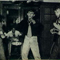 vlnr: Wim Hoekstra, ? drummer, Paul Gimbel en Charles Pater. Foto uit de TeleVizier van 10-10-1959