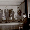 PETER and his DYNAMITES vlnr: Rudy Kleijn - Martin Bijlard - Peter Welch - Jan Hollestelle - Hans Hollestelle (fotocollectie: Hans Hollestelle)