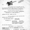 Flyer van instuif "De Postzegel". Optreden van The Mystics met het John Breugel Combo op 15-10-1961 in het gebouw Kindervreugd aan de Kramatweg.