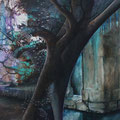 "Illumination" - acryl op doek 165 x 60 - verkocht