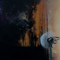 "Goud" (uit de chakrareeks) - 2022 - acryl op doek 80 x 60 - verkocht