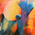 "Sunrise" - 2015 - acryl op doek 80 x 60 - verkocht