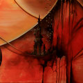 Abstract - 2017 - acryl op doek 165 x 60 - verkocht