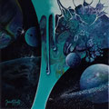 acryl op doek 20 x 20, verkocht