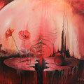 "Rood" (uit de chakrareeks) - 2016 - acryl op doek 80 x 60