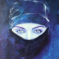 "My Soul In Your Eyes" - acryl op doek 30 x 40