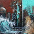 acryl op doek 20 x 20, verkocht