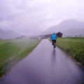 Der Regen wird heftig kurz vor Imst.